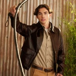 Disney Indiana Jones Leather Jacket For Adults -Disney Shop 2840057819027 7