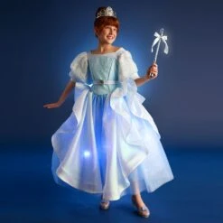 Disney Cinderella Light-Up Costume For Kids With Interactive Light-Up Wand And Tiara By A Leading Role 20 Disney Cinderella Light-Up Costume For Kids With Interactive Light-Up Wand And Tiara By A Leading Role -Disney Shop 2841107379256 9
