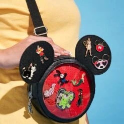 Disney Mickey Mouse Icon Pin Trading Bag -Disney Shop 3805056580080 6
