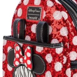 Disney Minnie Mouse Sequin Polka Dot Loungefly Mini Backpack -Disney Shop 4203105710102 3