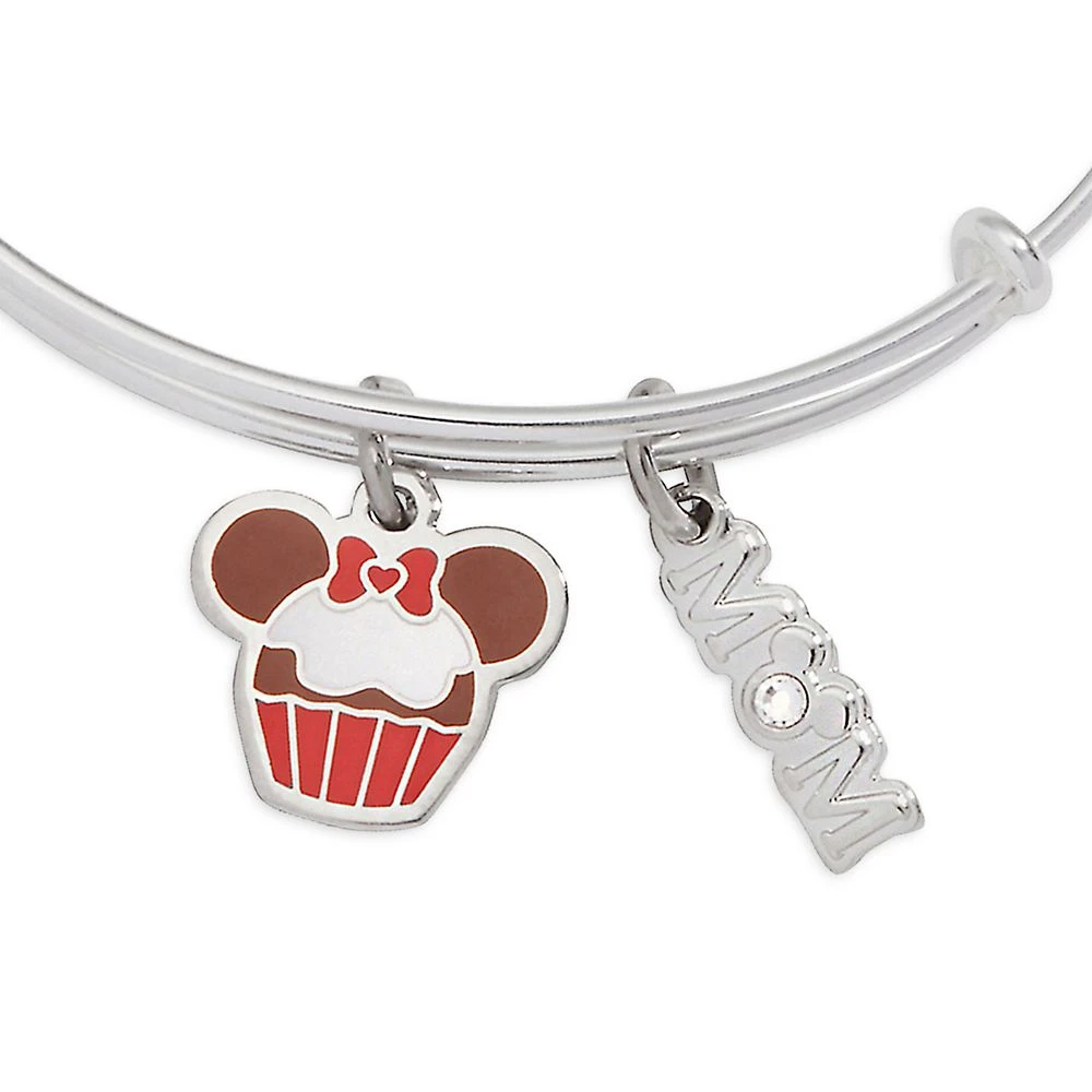 Disney Minnie Mouse Icon Cupcake And ''Mom'' Bangle By Alex And Ani 2 Disney Minnie Mouse Icon Cupcake And ''Mom'' Bangle By Alex And Ani - Image 2