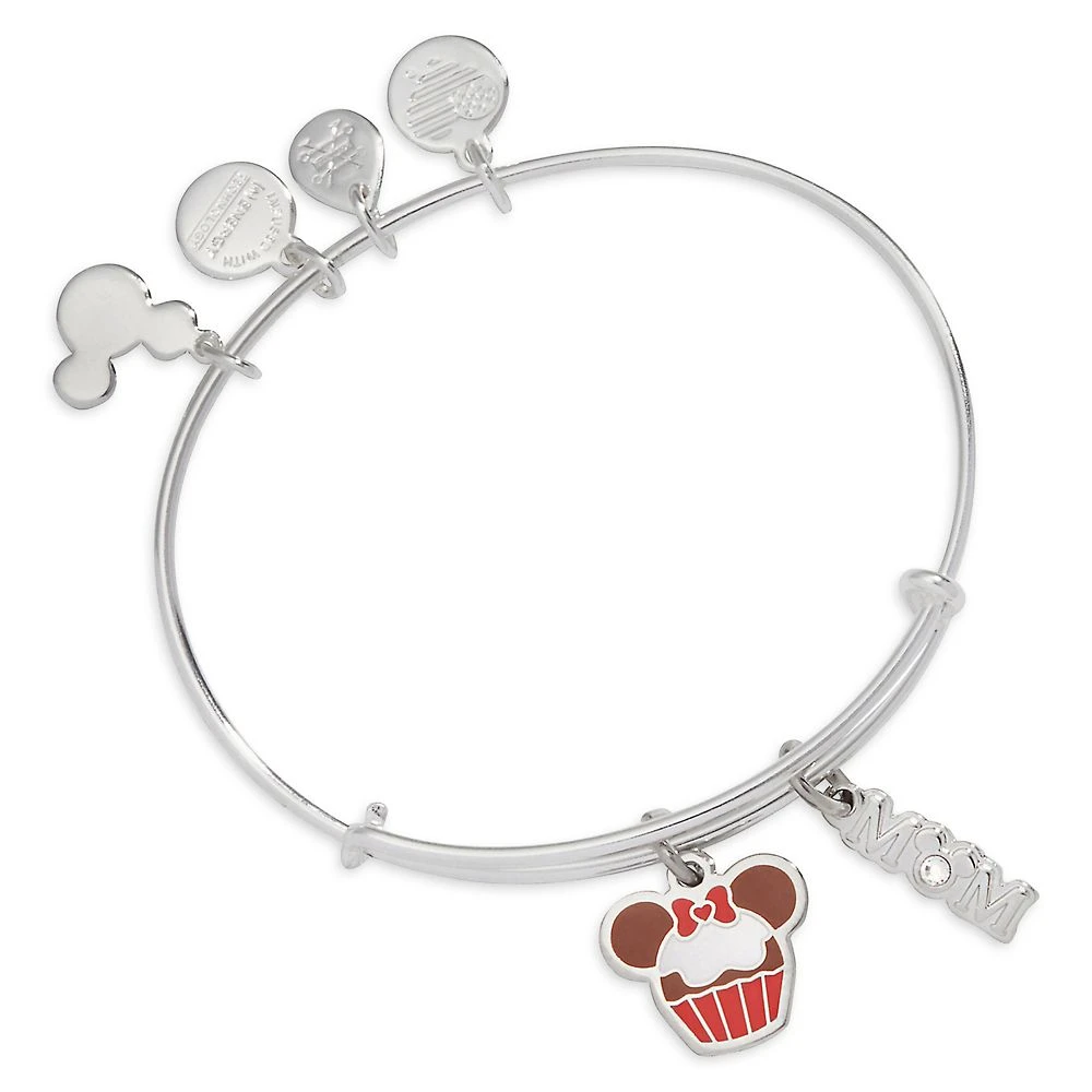 Disney Minnie Mouse Icon Cupcake And ''Mom'' Bangle By Alex And Ani 1 Disney Minnie Mouse Icon Cupcake And ''Mom'' Bangle By Alex And Ani
