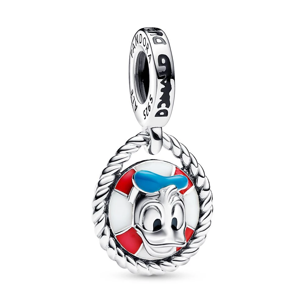 Donald Duck Dangle Charm By Pandora - Disney Parks 1 Donald Duck Dangle Charm By Pandora - Disney Parks