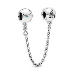 Fantasyland Castle Safety Chain Charm By Pandora – Disney Parks