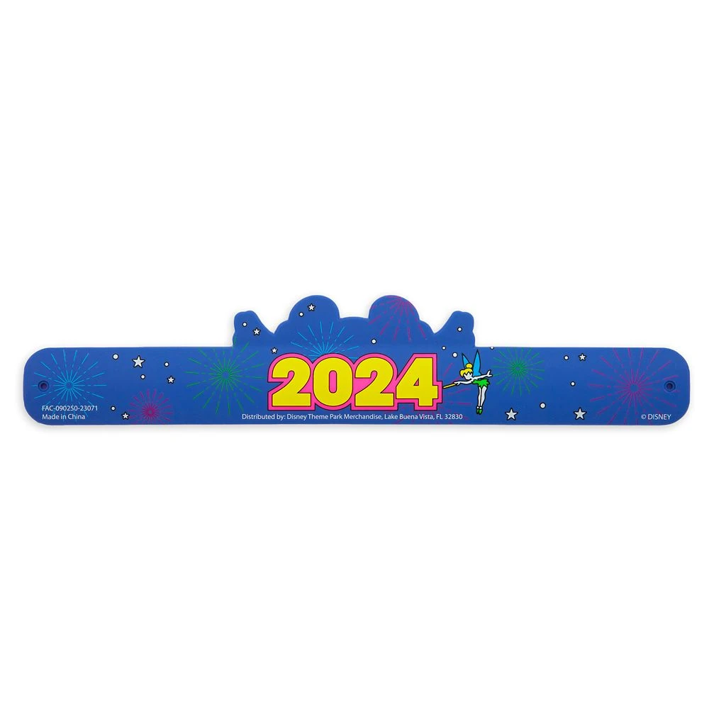 Mickey Mouse ''2024'' Slap Bracelet – Disney Parks 3 Mickey Mouse ''2024'' Slap Bracelet – Disney Parks - Image 3