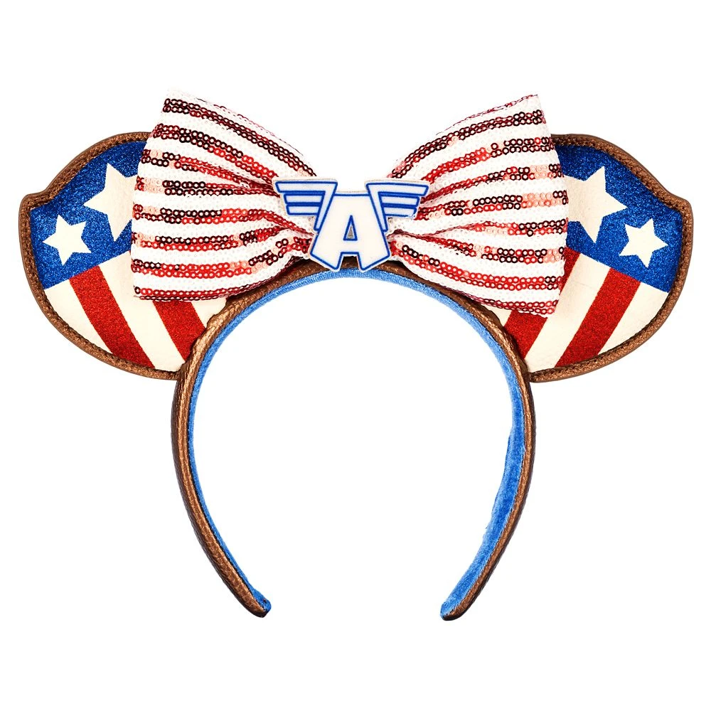 Disney Captain America Ear Headband For Adults 1 Disney Captain America Ear Headband For Adults
