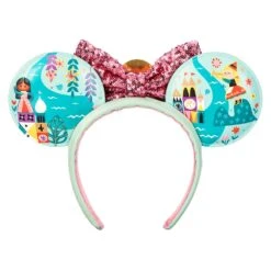 Disney It's A Small World Ear Headband With Sequined Bow For Adults -Disney Shop 4503059550122 2