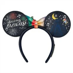 Disney The Three Caballeros Glow-in-the-Dark Loungefly Ear Headband With Removable Bow For Adults – EPCOT -Disney Shop 4503105710117 2