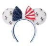 Disney Mickey And Minnie Mouse Americana Loungefly Ear Headband For Adults