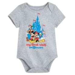 Mickey Mouse And Friends ''My First Visit'' Bodysuit For Baby – Walt Disney World
