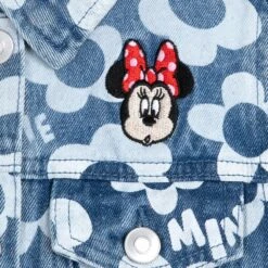 Disney Minnie Mouse Floral Denim Jacket For Girls 11 Disney Minnie Mouse Floral Denim Jacket For Girls -Disney Shop 5004106880229 3