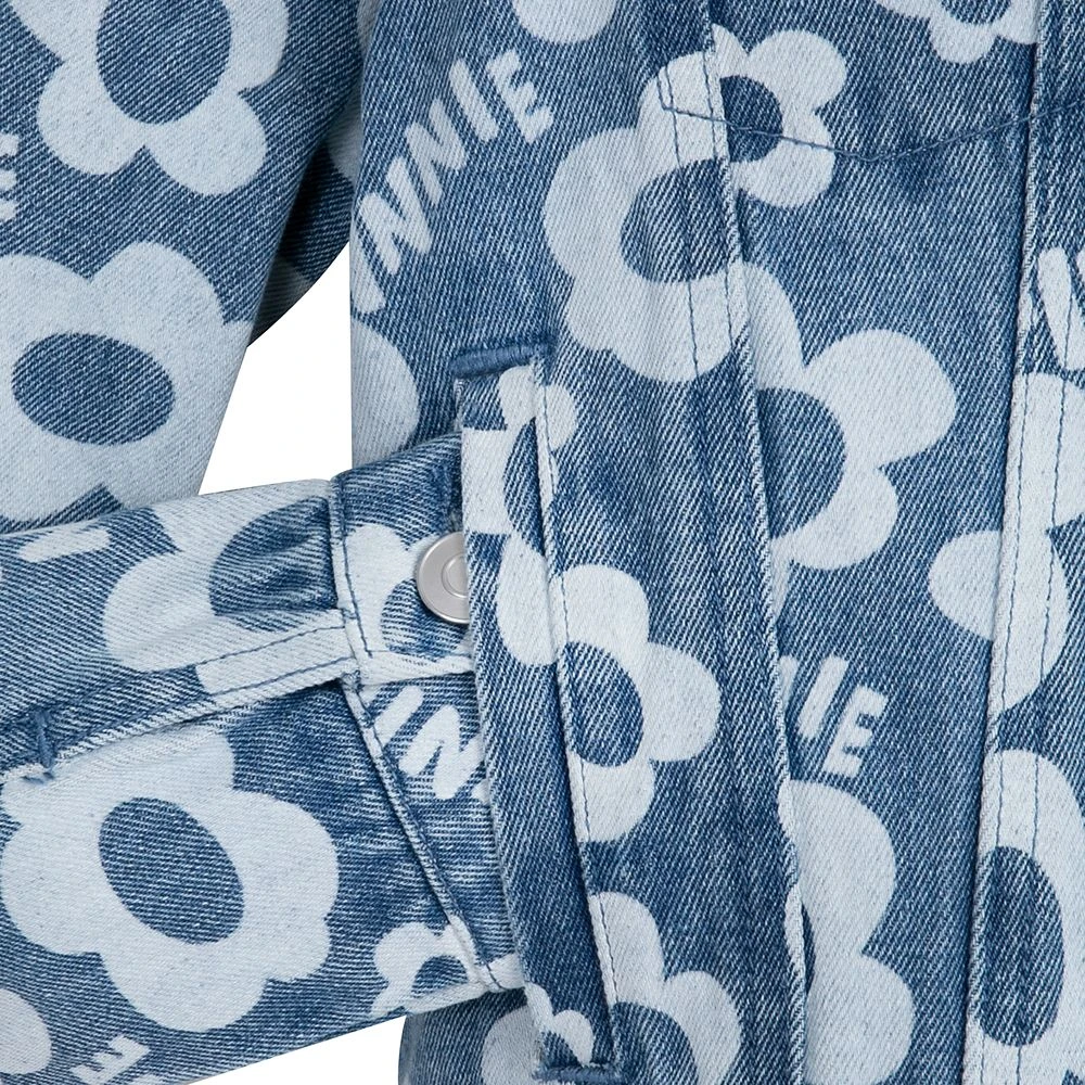 Disney Minnie Mouse Floral Denim Jacket For Girls 5 Disney Minnie Mouse Floral Denim Jacket For Girls - Image 5