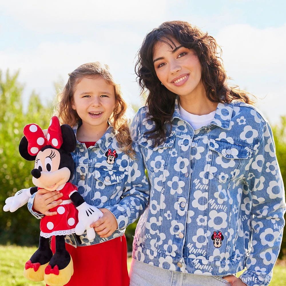 Disney Minnie Mouse Floral Denim Jacket For Girls 8 Disney Minnie Mouse Floral Denim Jacket For Girls - Image 8