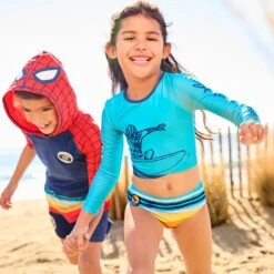 Disney Spider-Man Two-Piece Swimsuit For Girls -Disney Shop 5006059190212 6