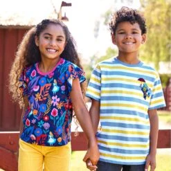 Disney Pinocchio And Jiminy Cricket Striped T-Shirt For Kids -Disney Shop 5007048020047 7