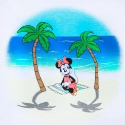 Disney Minnie Mouse Summer Beach T-Shirt For Kids -Disney Shop 5007057340241 2