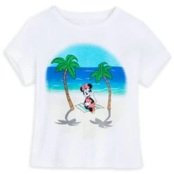 Disney Minnie Mouse Summer Beach T-Shirt For Kids