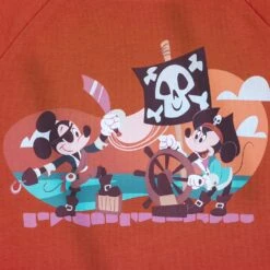 Disney Mickey And Minnie Mouse Semi-Cropped T-Shirt For Kids – Pirates Of The Caribbean -Disney Shop 5007057390068 2