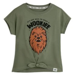 Disney Chewbacca Knotted T-Shirt For Girls – Star Wars