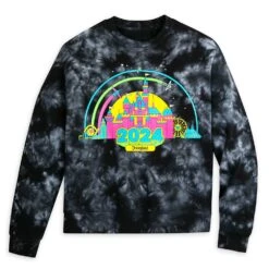 Disneyland 2024 Tie-Dye Pullover Sweatshirt For Women