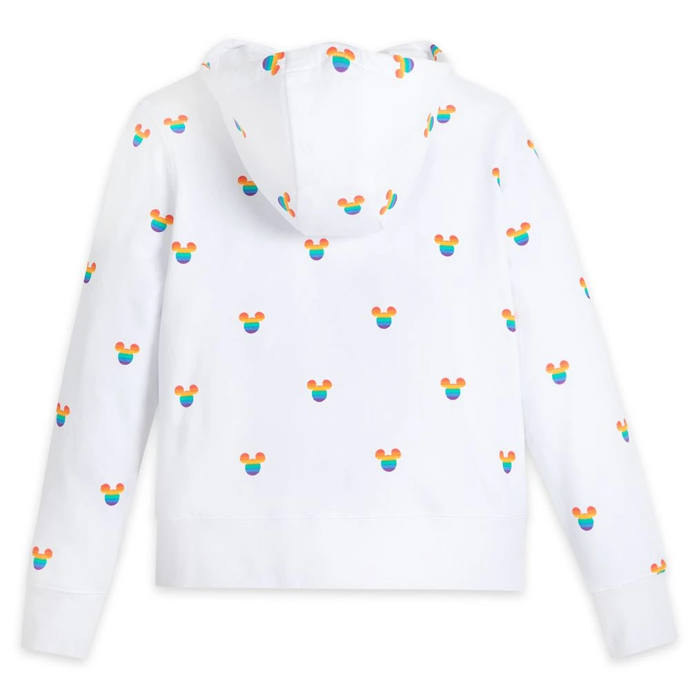 Mickey Mouse Icon Zip Hoodie For Women – Disney Pride Collection 3 Mickey Mouse Icon Zip Hoodie For Women – Disney Pride Collection - Image 3