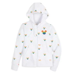 Mickey Mouse Icon Zip Hoodie For Women – Disney Pride Collection