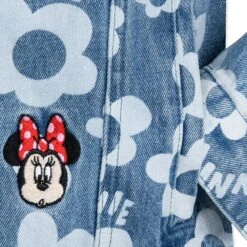 Disney Minnie Mouse Floral Denim Jacket For Women -Disney Shop 5103106880220 3