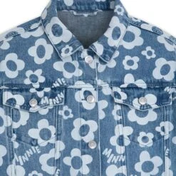 Disney Minnie Mouse Floral Denim Jacket For Women -Disney Shop 5103106880220 4
