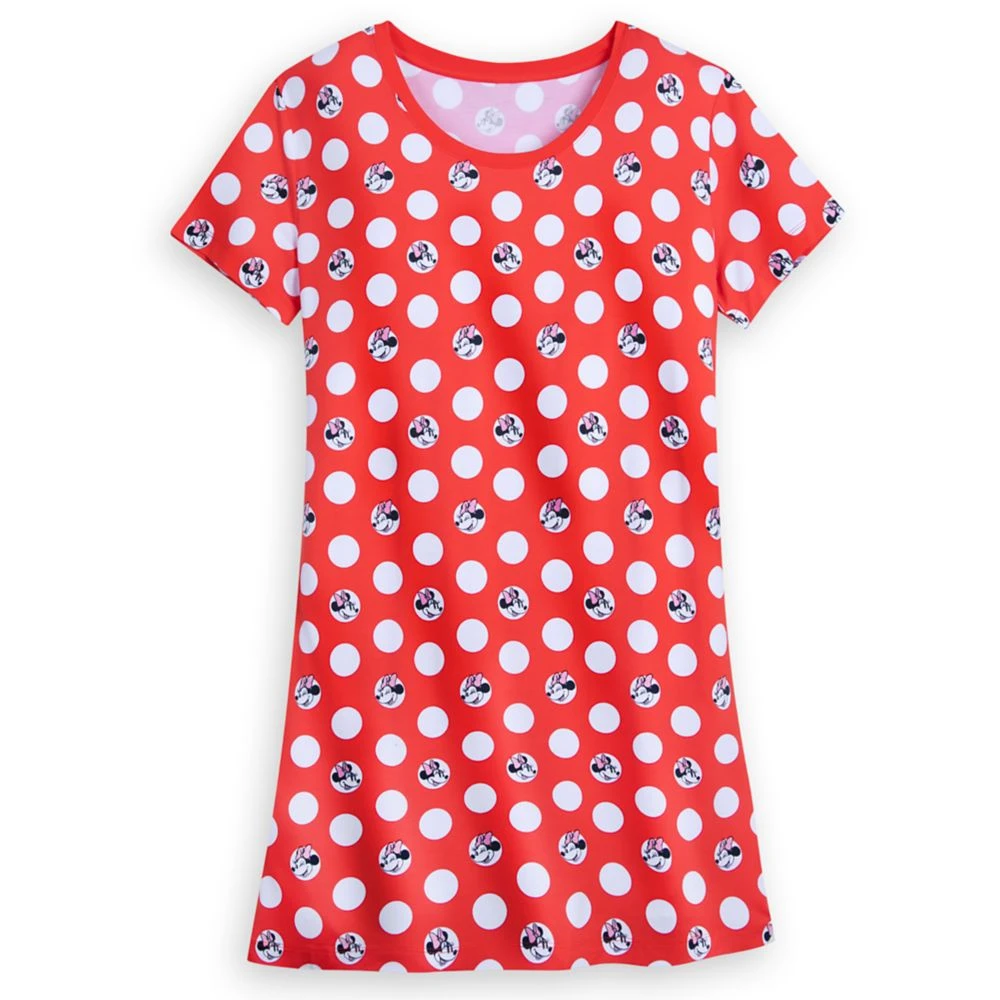 Disney Minnie Mouse Polka Dot Nightshirt For Women 1 Disney Minnie Mouse Polka Dot Nightshirt For Women