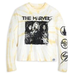 Disney The Marvels Long Sleeve Tie-Dye T-Shirt For Women