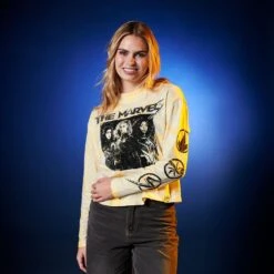 Disney The Marvels Long Sleeve Tie-Dye T-Shirt For Women 11 Disney The Marvels Long Sleeve Tie-Dye T-Shirt For Women -Disney Shop 5106048004967 5