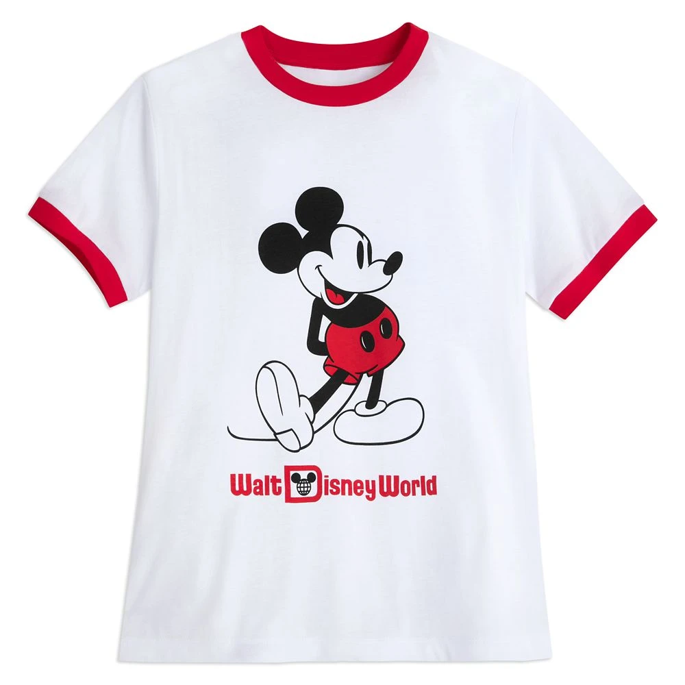 Mickey Mouse Standing Ringer T-Shirt For Women – Walt Disney World 1 Mickey Mouse Standing Ringer T-Shirt For Women – Walt Disney World