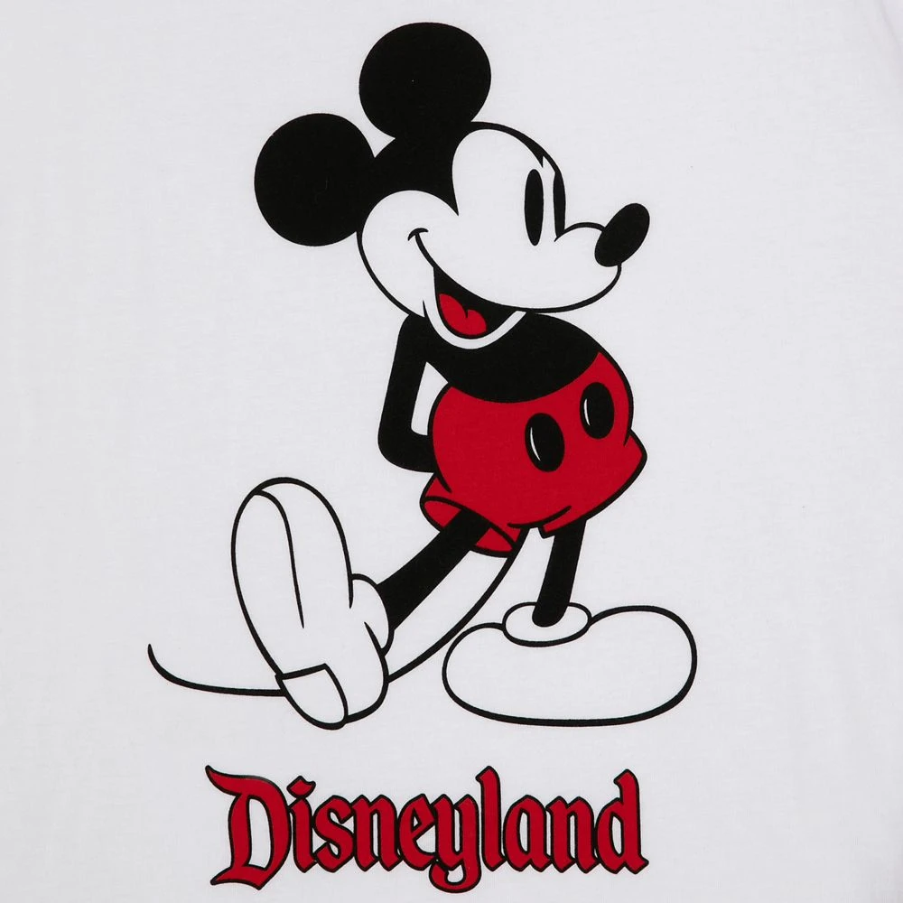 Mickey Mouse Standing Ringer T-Shirt For Women – Disneyland 3 Mickey Mouse Standing Ringer T-Shirt For Women – Disneyland - Image 3