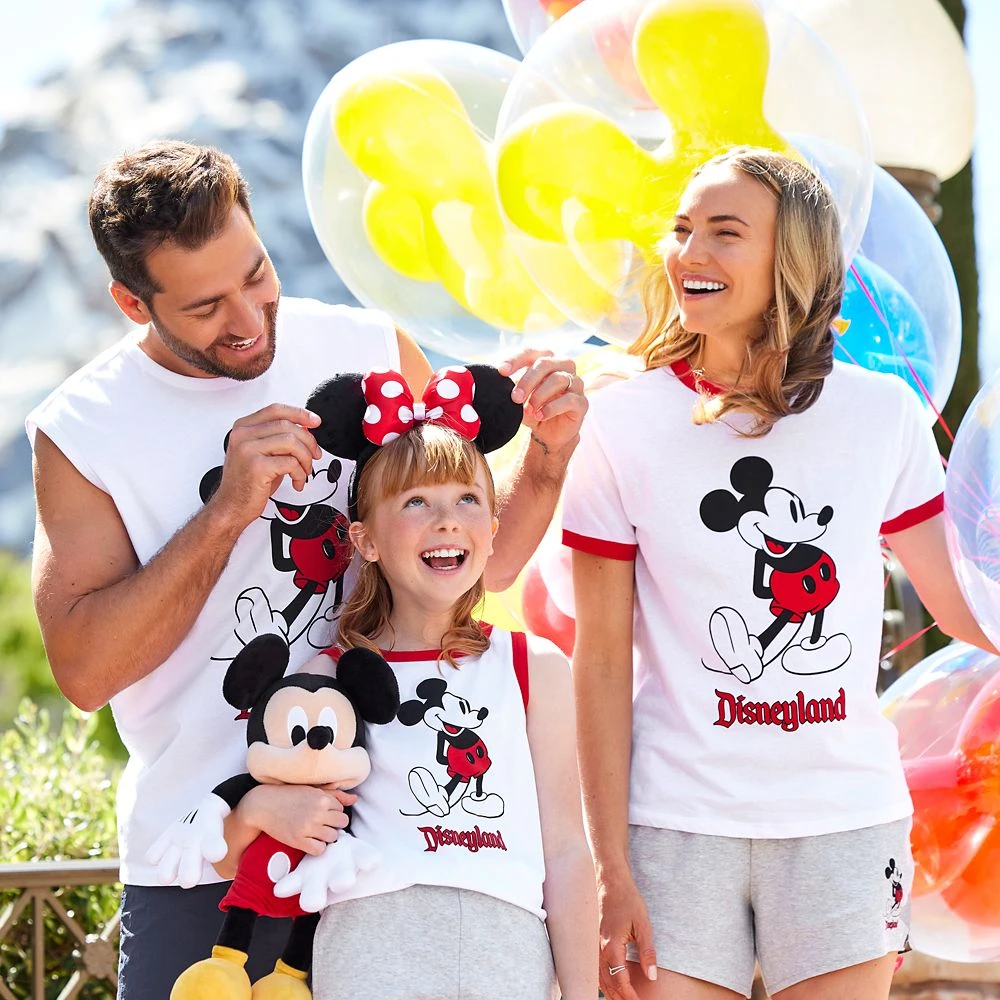 Mickey Mouse Standing Ringer T-Shirt For Women – Disneyland 4 Mickey Mouse Standing Ringer T-Shirt For Women – Disneyland - Image 4