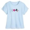 Disney Mickey Mouse ''Peace, Love, Mickey'' T-Shirt For Women