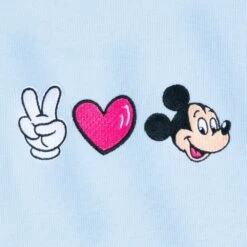 Disney Mickey Mouse ''Peace, Love, Mickey'' T-Shirt For Women -Disney Shop 5106057430350 3