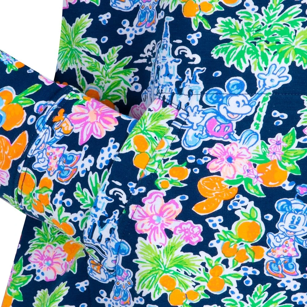 Mickey And Minnie Mouse Zip Pullover For Women By Lilly Pulitzer – Disney Parks 5 Mickey And Minnie Mouse Zip Pullover For Women By Lilly Pulitzer – Disney Parks - Image 5