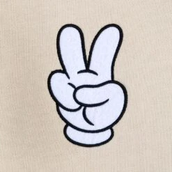 Disney Mickey Mouse Peace Sign Pullover Sweatshirt For Adults -Disney Shop 5201057811363 2