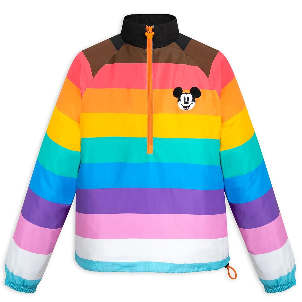 Mickey Mouse 3/4 Zip Pullover Jacket For Adults – Disney Pride Collection 1 Mickey Mouse 3/4 Zip Pullover Jacket For Adults – Disney Pride Collection