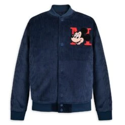 Disney Mickey Mouse Corduroy Bomber Jacket For Men