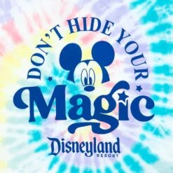 Mickey Mouse ''Don't Hide Your Magic'' Tie-Dye T-Shirt For Adults – Disneyland 5 Mickey Mouse ''Don't Hide Your Magic'' Tie-Dye T-Shirt For Adults – Disneyland -Disney Shop 5205048020183 2