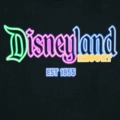 Disneyland Glow-in-the-Dark Neon Logo T-Shirt For Adults -Disney Shop 5205056530238 2