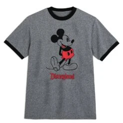 Mickey Mouse Standing Ringer T-Shirt For Adults – Disneyland