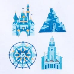 Disneyland Icons T-Shirt For Adults -Disney Shop 5205059750140 2