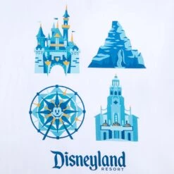 Disneyland Icons T-Shirt For Adults -Disney Shop 5205059750140 3