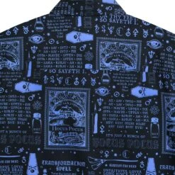 Disney Hocus Pocus ''BOOOOOK'' Button Down Shirt For Adults By RSVLTS -Disney Shop 5205106430115 2