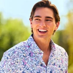 Mickey Mouse And Friends ''Afternoon'' Shirt For Adults By RSVLTS – Disney100 -Disney Shop 5205106430124 5