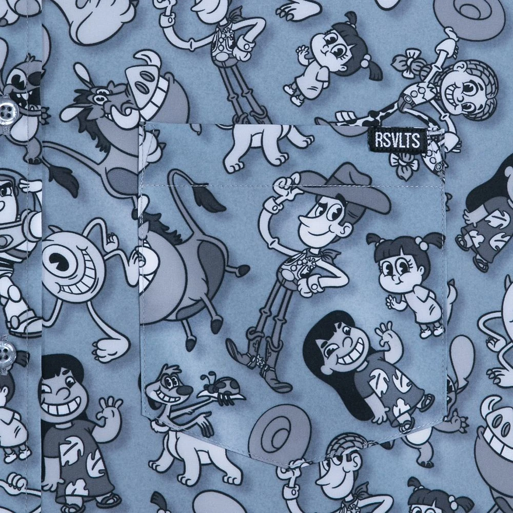 Disney And Pixar Character ''Pie-Eyed Party'' Shirt For Adults By RSVLTS 3 Disney And Pixar Character ''Pie-Eyed Party'' Shirt For Adults By RSVLTS - Image 3