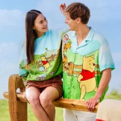 Disney Winnie The Pooh And Pals Woven Shirt For Adults -Disney Shop 5205106880217 5