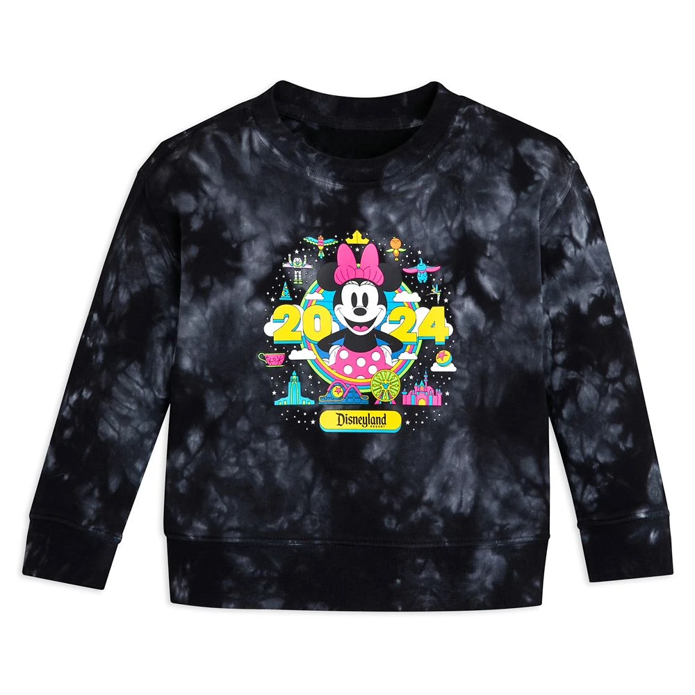 Disneyland 2024 Tie-Dye Pullover Sweatshirt For Kids 1 Disneyland 2024 Tie-Dye Pullover Sweatshirt For Kids